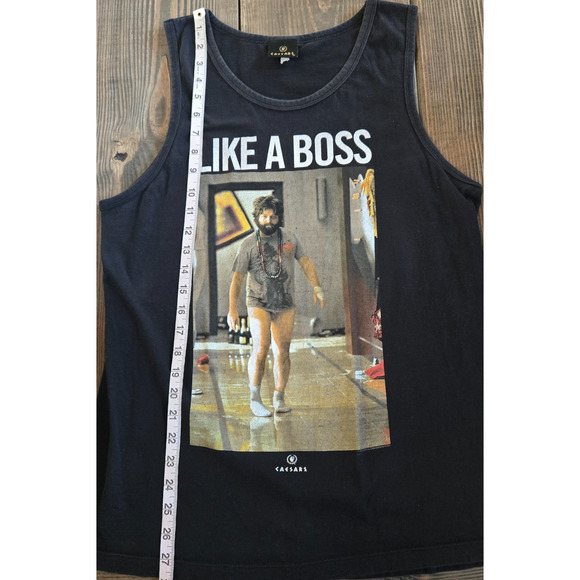 Caesars Palace The Hangover Mens Tank Top Medium Black Las Vegas Like A Boss Tee - Picture 4 of 5